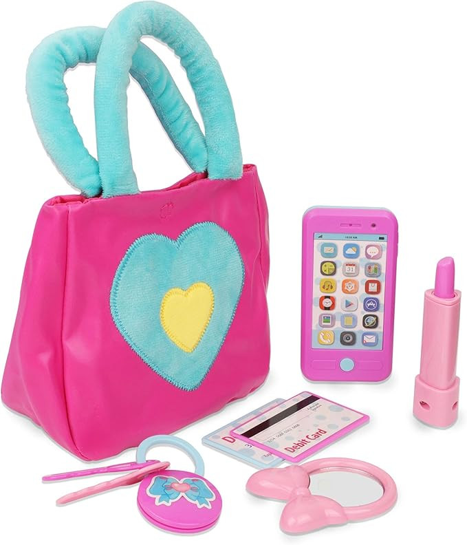Playkidz Princess My First Purse Set - 7 Pieces Kids Play Purse and Accessories, Pretend Play Toy... | Amazon (US)