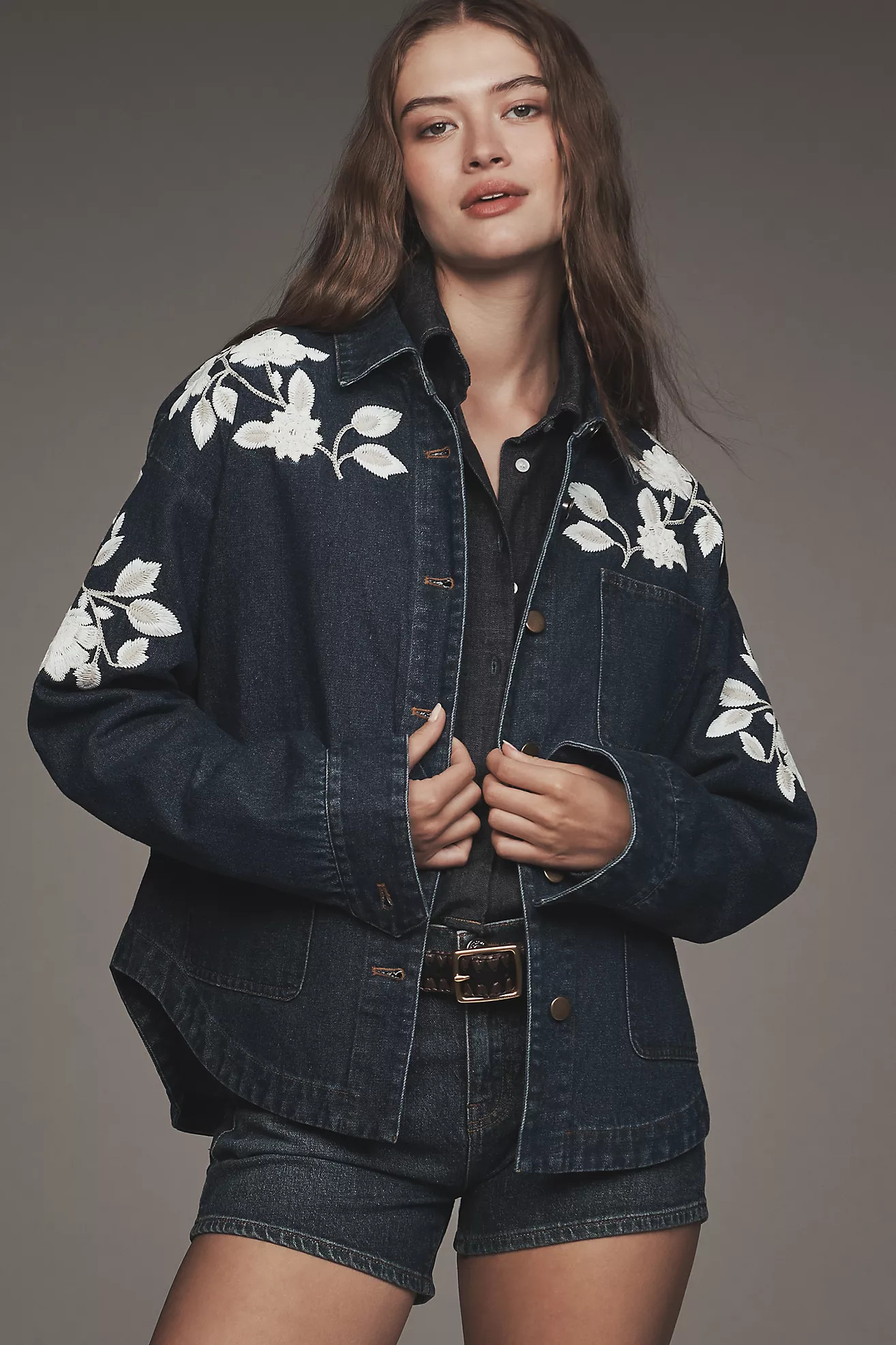Dolan Left Coast Embroidered Chore Jacket | Anthropologie (US)