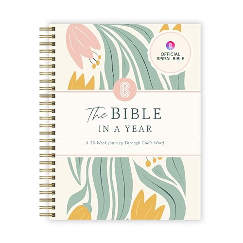 Official Spiral Bible® The Bible in a Year | 52 Week Guided Bible Study & Daily Reading Plan | Spiritual Companion & Journal for Adults & Teens | 8.5" x 11" Notebook | Amazon (US)