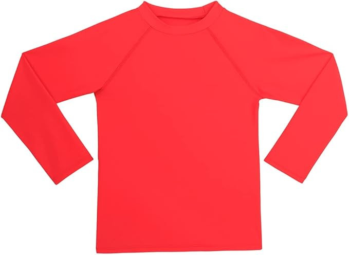 ESTAMICO Boys' UPF 50+ Long-Sleeve Rashguard Athletic Swim Shirt | Amazon (US)