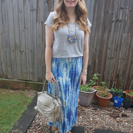 Tee and maxi skirt again with this Jeanswest blue tie dye maxi skirt and getting my little Rebecca Minkoff MAM bag out again 💙

#LTKaustralia