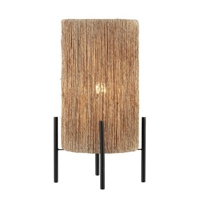 16.5" Kai Coastal Minimalist Rattan LED Table Lamp: Bedside, Small Design - JONATHAN Y | Target
