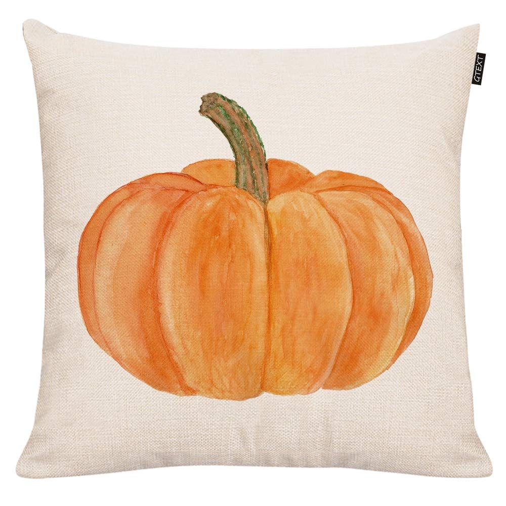 GTEXT Fall Pumpkin Throw Pillow Cover Autumn Decor Pumpkins Pillow Cuhion Cover Case for Couch Sofa  | Amazon (US)