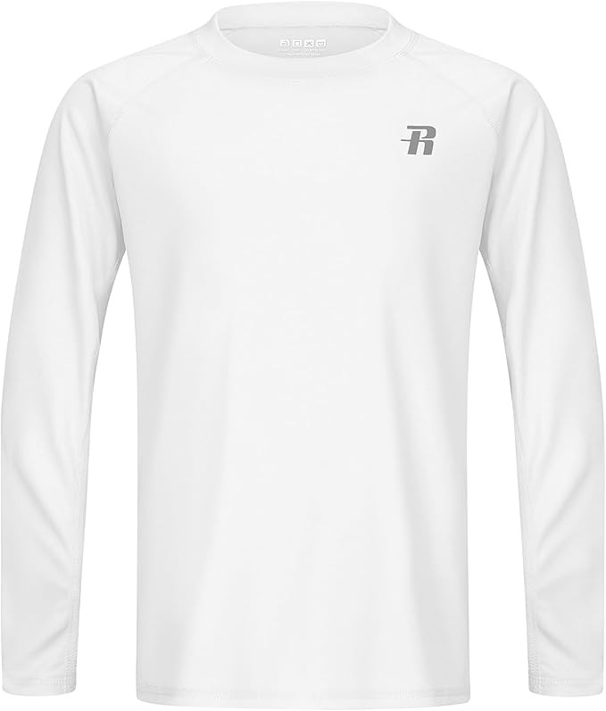 Runhit UPF 50+ Boys Swim Shirt, Rash Guard for Boys Long Sleeve, Youth Kids UV Sun Protection Shi... | Amazon (US)