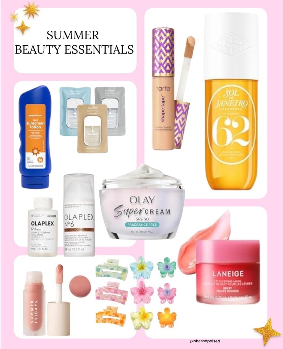 Summer beauty essentials - skincare, haircare, makeup finds

#LTKgrwm #LTKBeauty