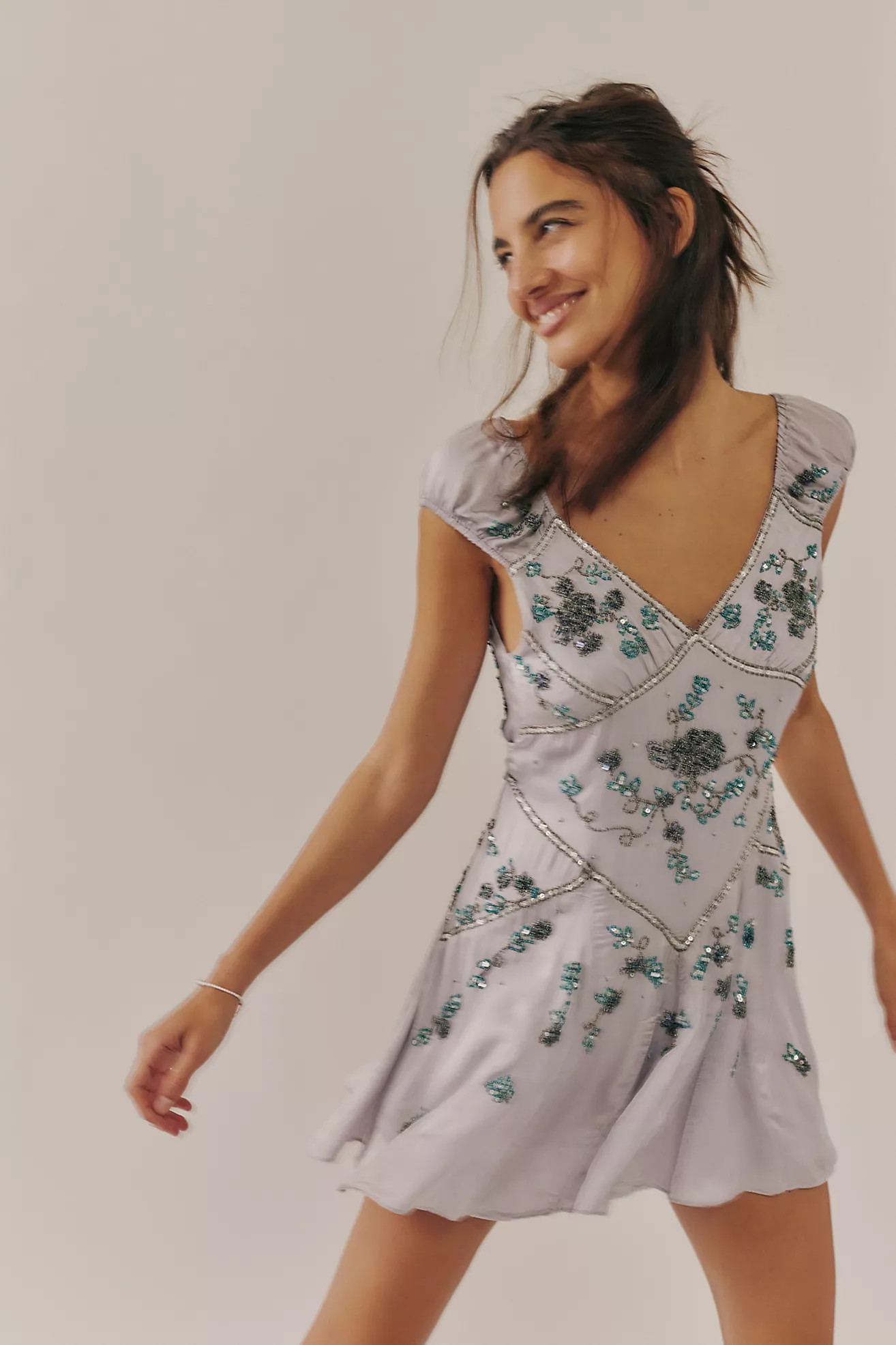 Bali Juliet Embroidered Mini Dress | Free People (Global - UK&FR Excluded)