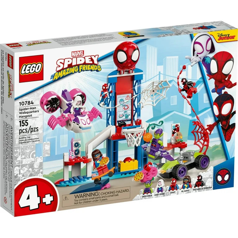 LEGO Marvel Spidey And His Amazing Friends Spider-Man Webquarters Hangout 10784 Building Kit for ... | Walmart (US)