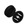 BLUTETE Velvet 3 Slots Jewelry Ring Box Engagement Wedding Box Keepsake Box Bridal Photo Ring Ova... | Amazon (US)