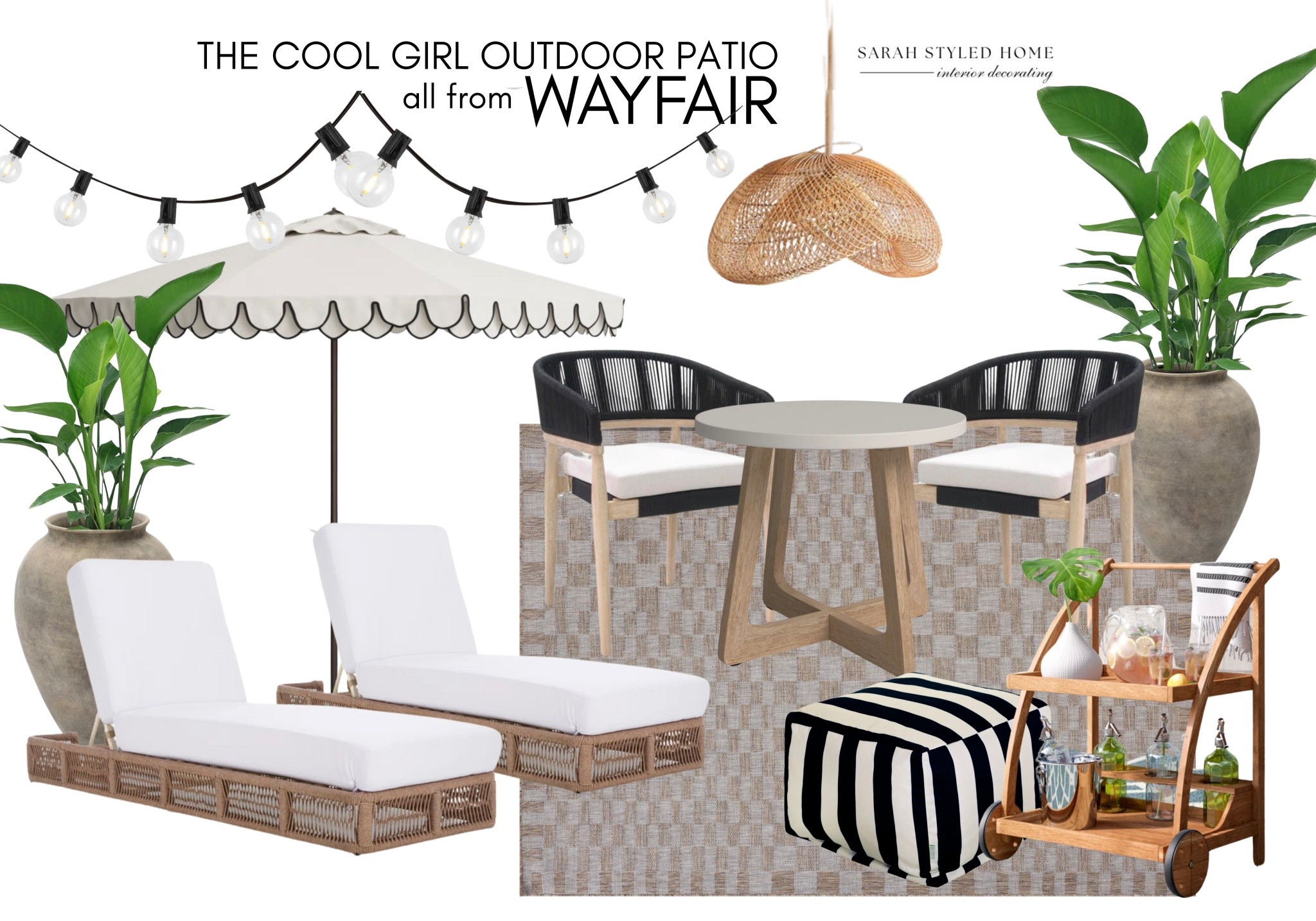 #ad SUMMER SEASON! My favorite time of the year! Put together some of my favorite patio furniture from @Wayfair - setting the vibe for summertime. 

#wishyouwerehere #outdoor #outdoorpatio #summerseason #wayfair #wayfairpartner



#LTKHome