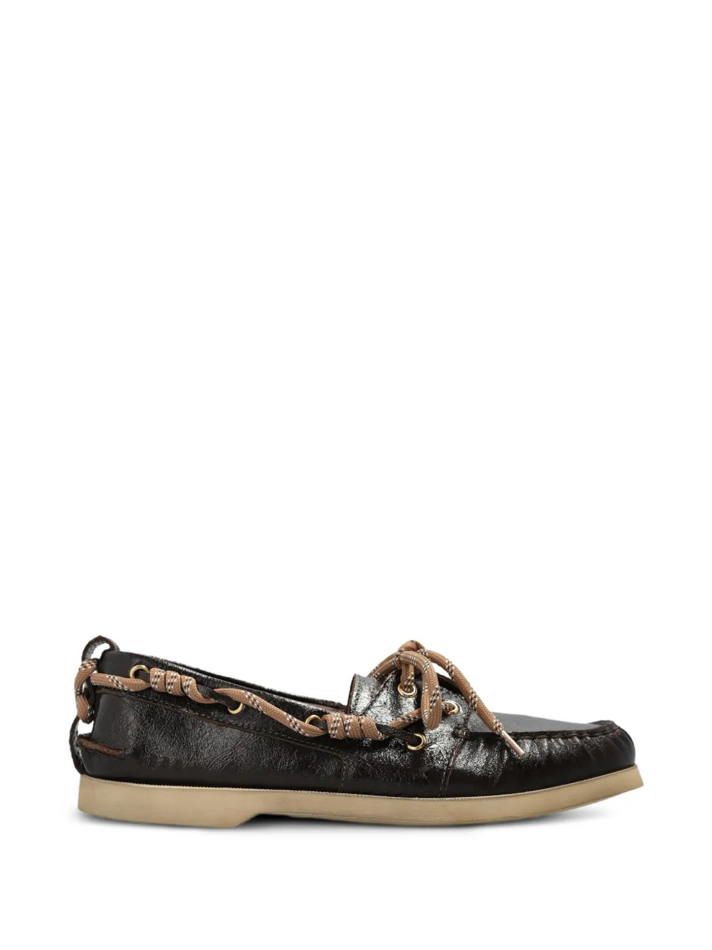 Cruise loafers in glossy dark brown leather | Farfetch Global