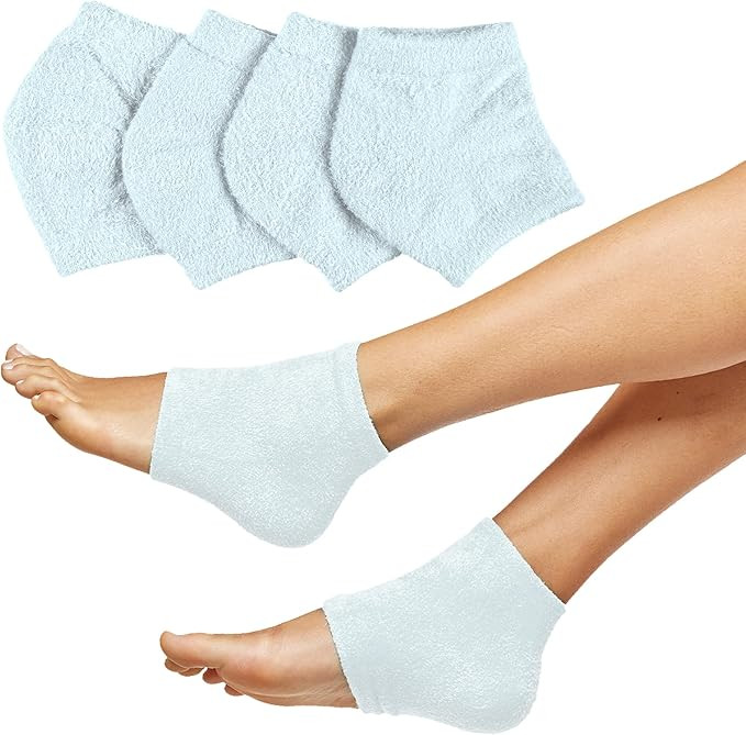 ZenToes Moisturizing Fuzzy Sleep Socks with Vitamin E, Olive Oil and Jojoba Seed Oil to Soften an... | Amazon (US)