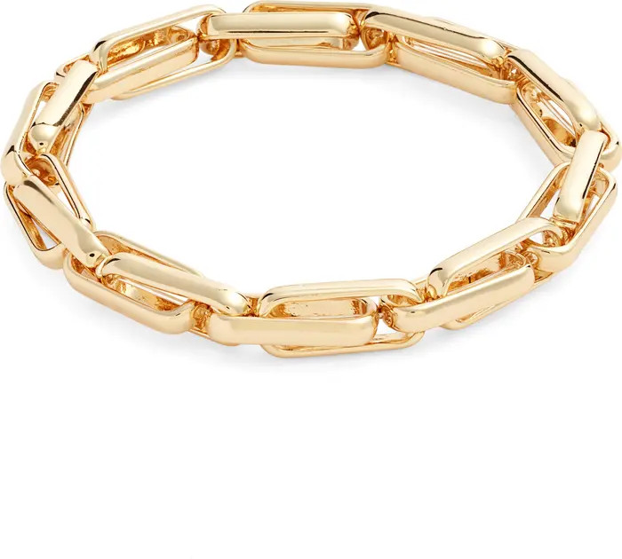Paper Clip Chain Stretch Bracelet | Nordstrom