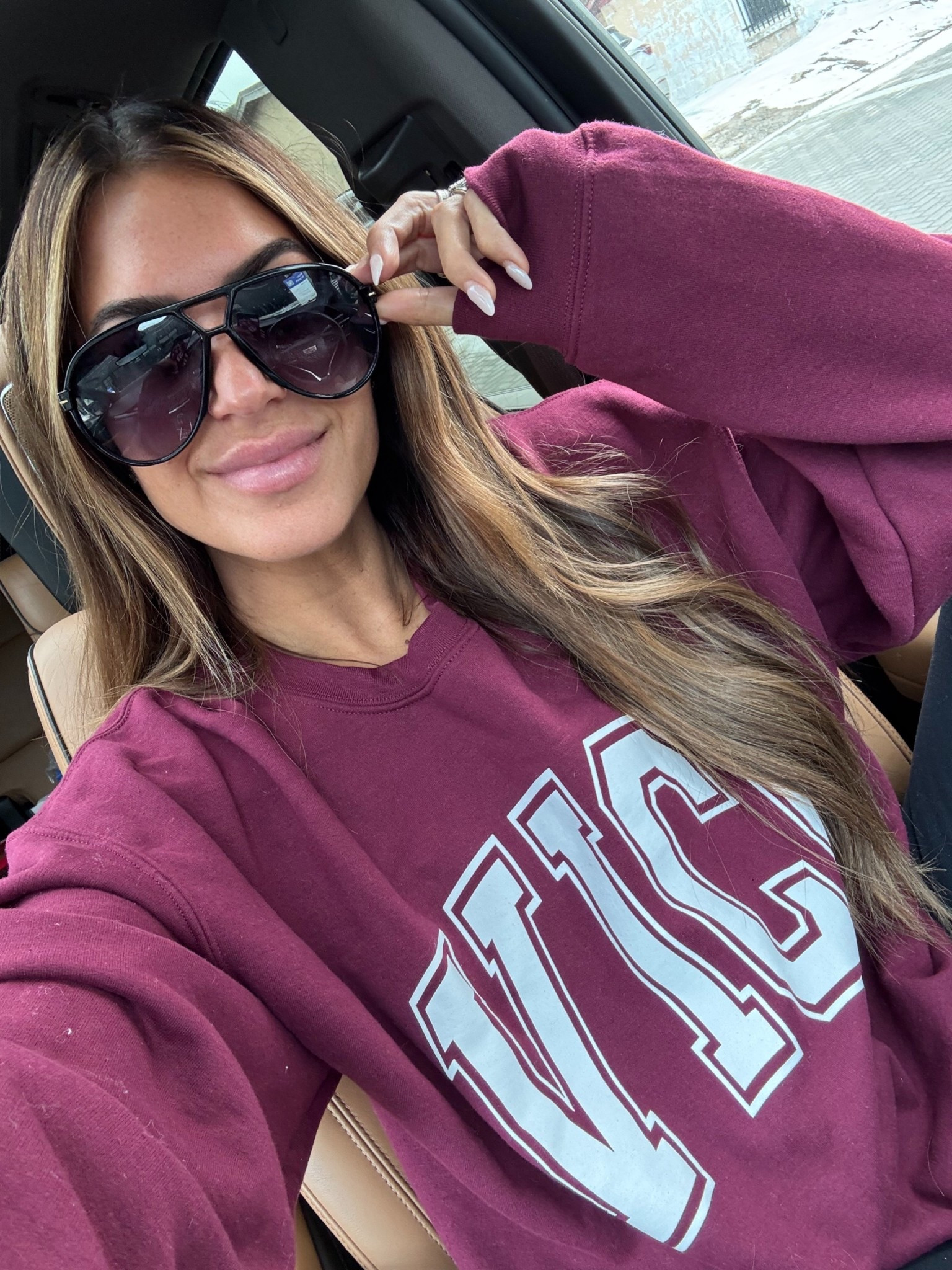 comfy this morning! wearing the L/XL size  🫶🏼 use my code hollie35 for 35% off! 

#LTKootd