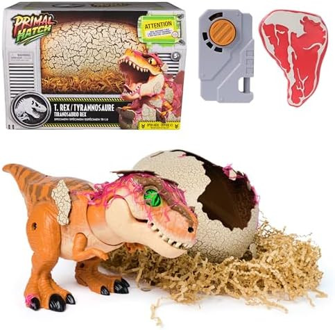 Jurassic World Interactive Toy Dinosaur & Egg, Hatch & Train Your own Baby Dino with 100+ Sounds ... | Amazon (US)