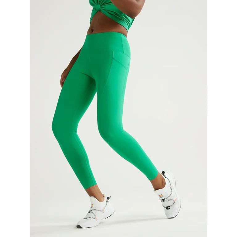 Love & Sports Women’s Performance Leggings with Side Pockets, 25” Inseam, Sizes XS-XXXL | Walmart (US)