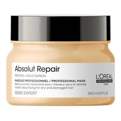 L'Oréal Professionnel Serie Expert Gold Quinoa + Protein Absolut Repair Masque 250ml | Sephora UK