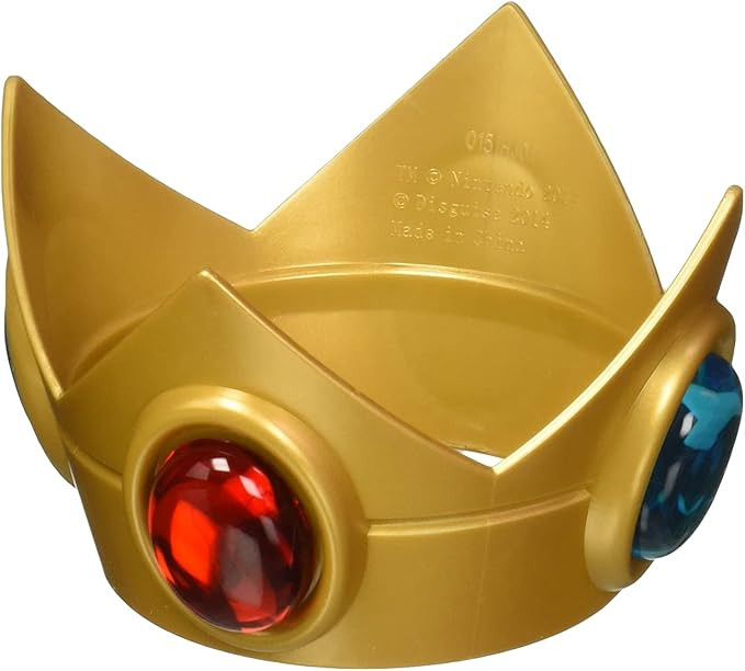 Disguise Women's Nintendo Super Mario Bros.Princess Peach Crown Costume Accessory | Amazon (US)