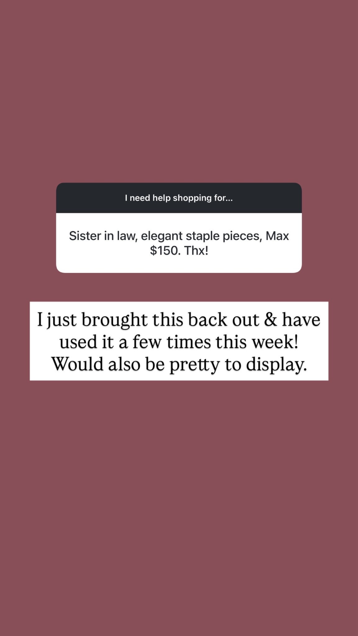 This would be a beautiful gift your recipient would use & love for years to come!

Loverly Grey, gift guide, gift ideas 

#LTKGiftGuide #LTKHoliday #LTKHome