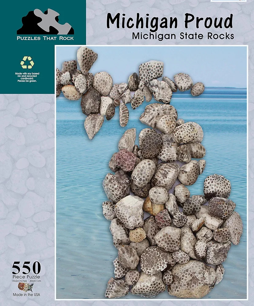 Michigan Proud Michigan State Rocks 550 Piece ADULT Puzzle | Amazon (US)
