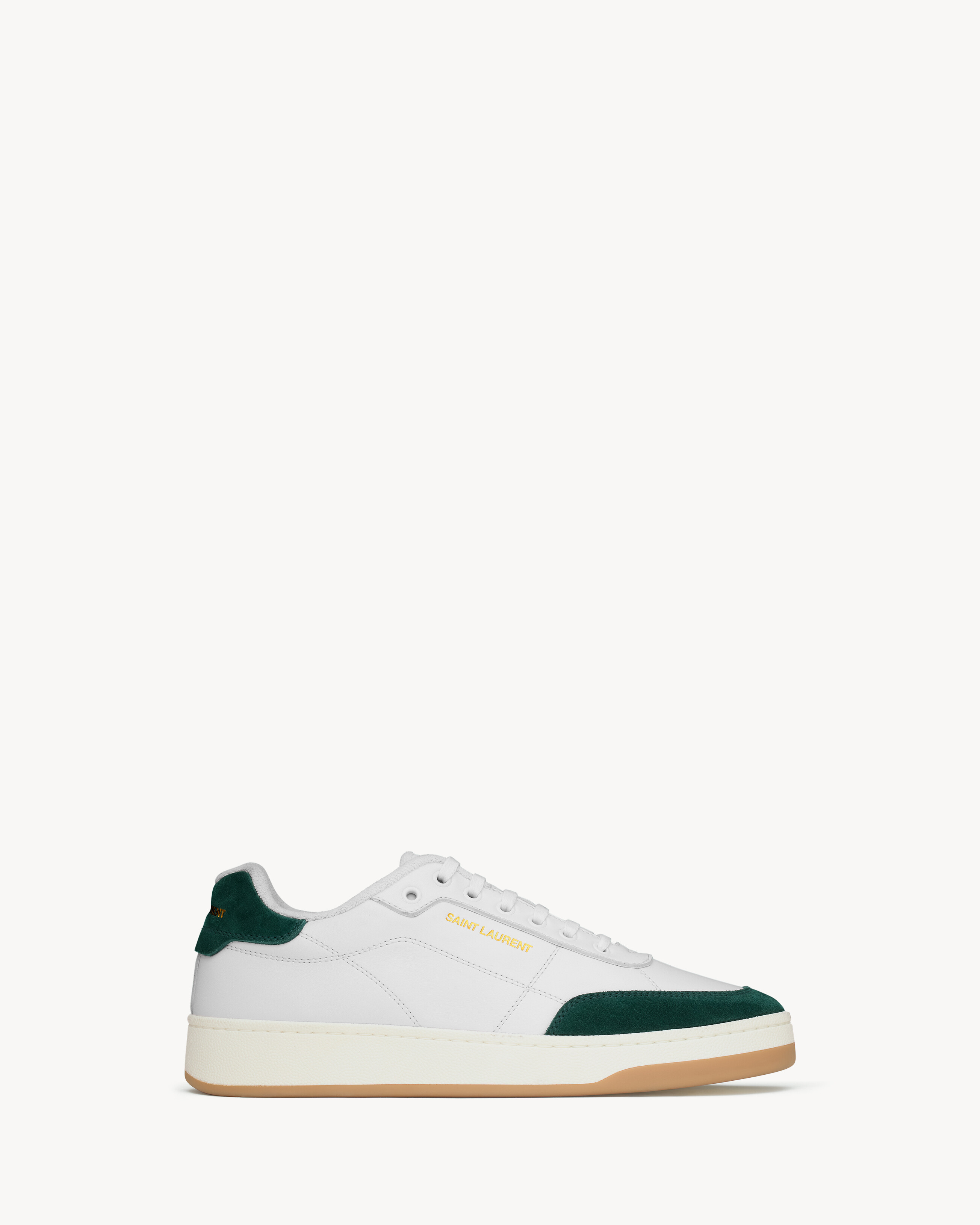 Saint Laurent Sl/61 Sneakers In Smooth Leather - White - Men - 8 | Saint Laurent Inc. (Global)