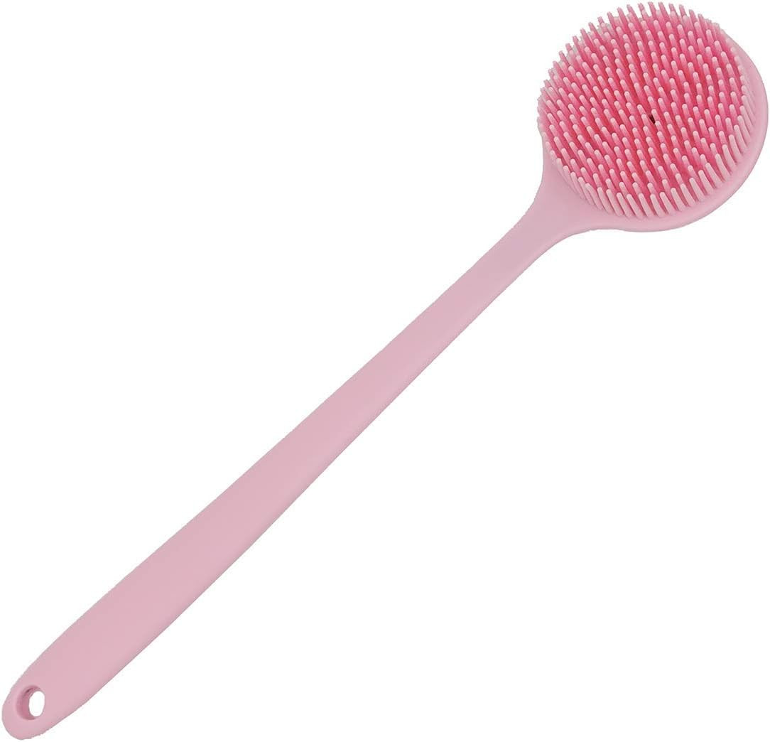 DNC Soft Silicone Back Scrubber Shower Bath Body Brush with Long Handle, BPA-Free, Hypoallergenic... | Amazon (US)