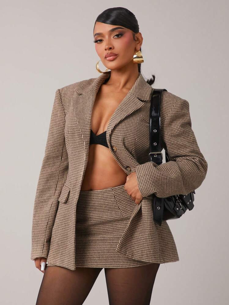 CA$77.38
Radiana Retro Chic Commuting Brown Plaid Suit Set - Cinched Waist Blazer Jacket + Low Waist Skirt 2 Pieces Set (Including Shoulder Pads)
4.81
100+ 5-star Reviews
Size
CA
Size Guide
US 2 (XS)
US 4 (S)
4 Left
US 6 (M)
US 8/10 (L)
Not your size? Tell me your size 
 | SHEIN