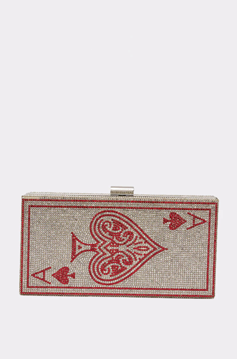 AKIRA Play Your Cards Clutch | AKIRA