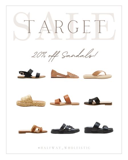 20% off women’s sandals this week at Target! 

#flat #summer #vacation #casual #beach

#LTKshoecrush #LTKtravel #LTKfindsunder50