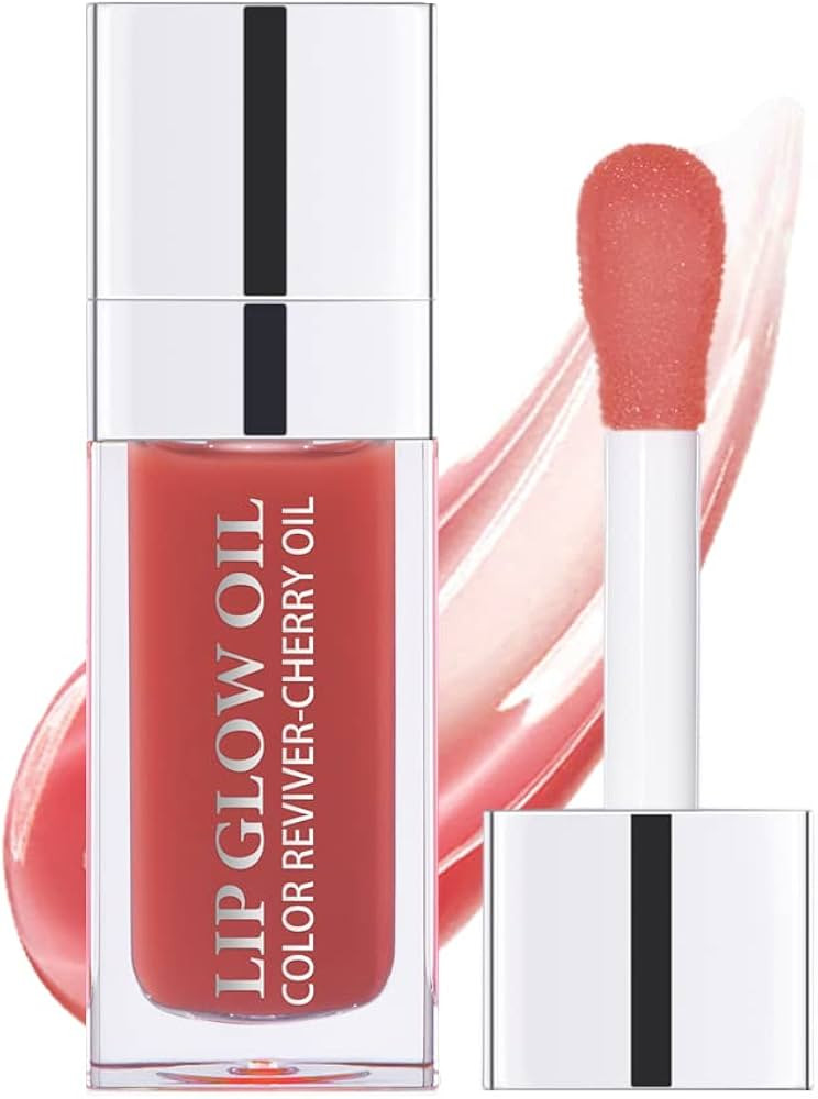 Hydrating Lip Glow Oil, Plumping Lip Gloss, Moisturizing Lip Oil Gloss, Transparent Moisturizing ... | Amazon (US)