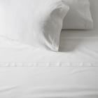 400-Thread-Count Organic Percale Pleated Edge Sheet Set | West Elm (US)