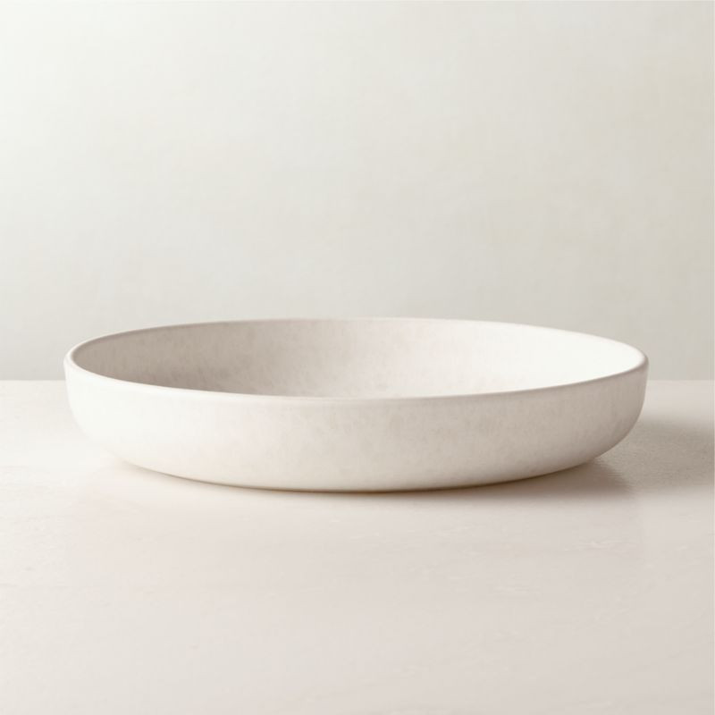Drift Modern White Pasta Bowl + Reviews | CB2 | CB2