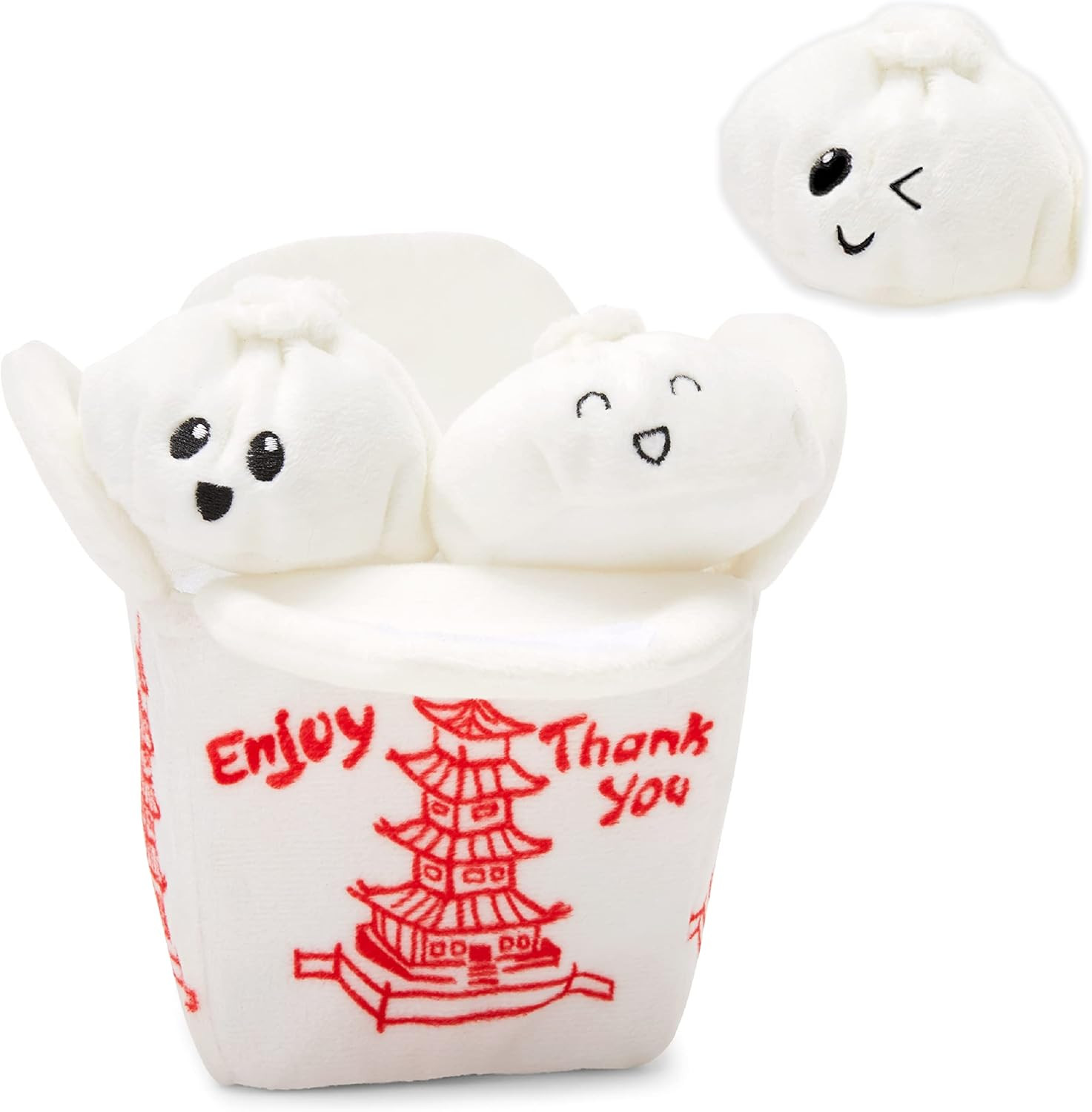 Barkbox 2 in 1 Interactive Plush Dog Toy - Rip and Reveal Dog Toy for Small Dogs - Stimulating Sq... | Amazon (US)