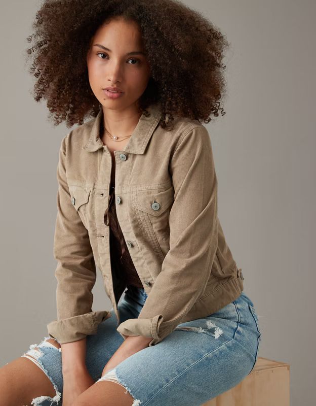 AE Shrunken Corduroy Jacket | American Eagle Outfitters (US & CA)