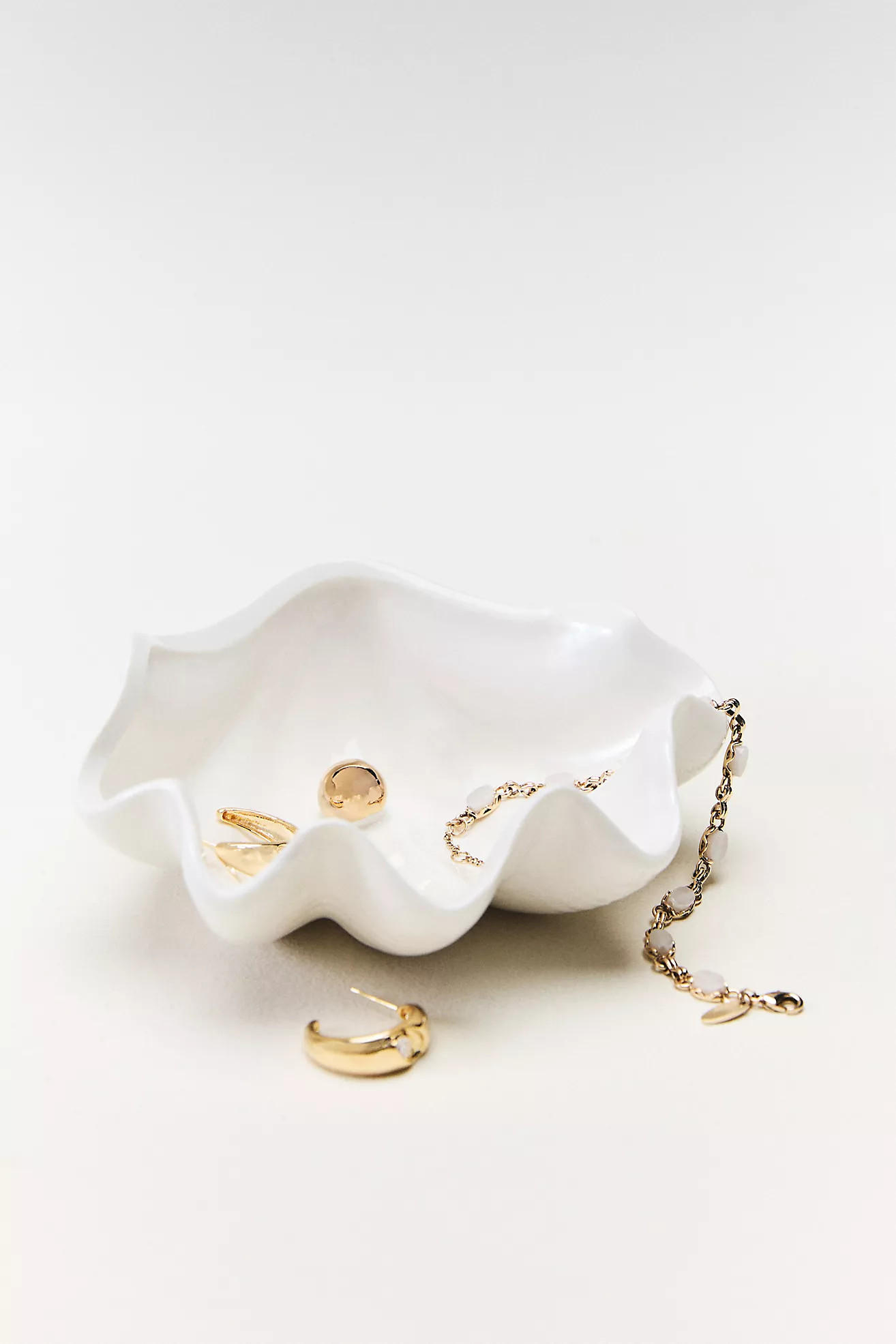 Shell and Pearl Trinket Dish | Anthropologie (US)
