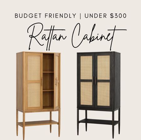 Budget friendly rattan cabinets! 

#LTKfamily #LTKhome #LTKstyletip