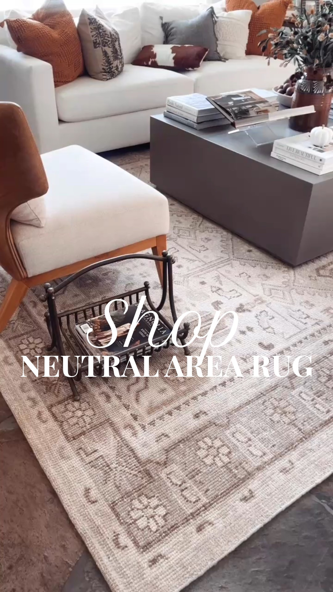 The Nicolette Rug from Pottery Barn in color Taupe. 🙌🏻 

Love this neutral pattern area rug featuring shades of beige, brown, and taupe. 

100% wool hand knotted area rug! 

#LTKSaleAlert #LTKStyleTip #LTKHome
