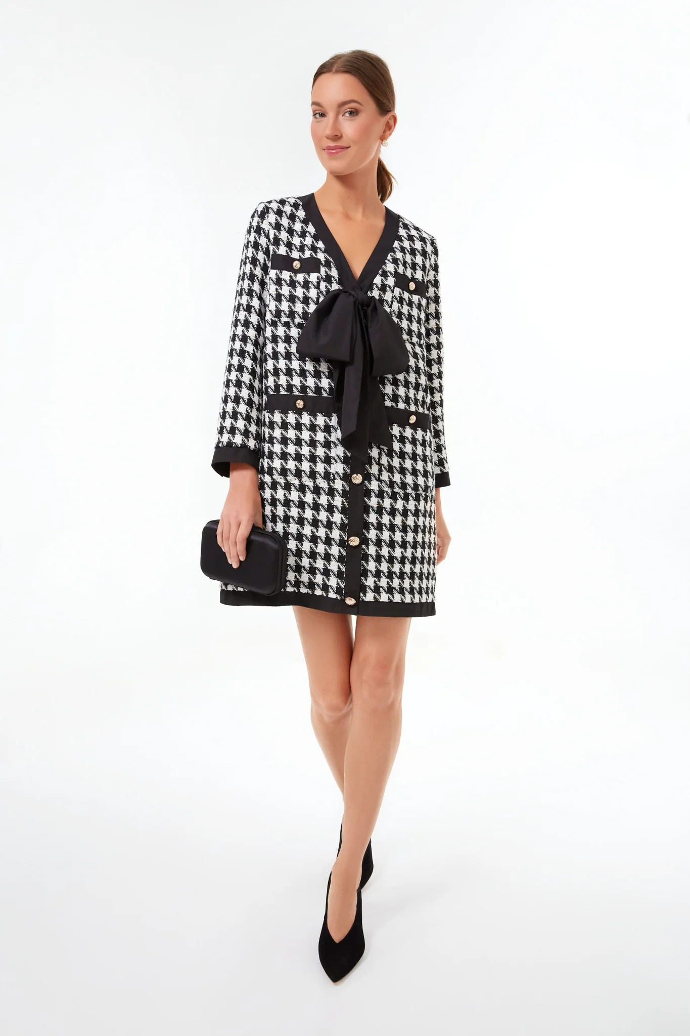 Coco Tweed Bow Dress | Tuckernuck (US)