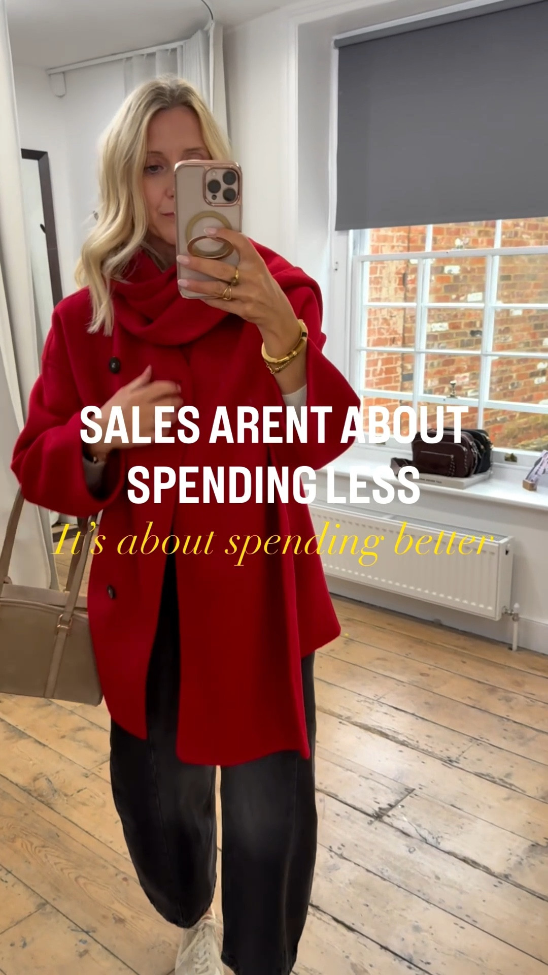 Sales can be tempting of course, but this is your reminder not to spend just because something’s reduced! IF it’s a missing item in your wardrobe or a piece you’ve been longing after and have more than one outfit in mind then the sales can be a brilliant time to invest! 

Every piece in this reel is something I’ve bought, loved, and worn this year and now they’re in the sale. Recommended by me and my clients! 

Think timeless, versatile, and easy to style — not impulse buys that sit at the back of your wardrobe.

Buy less. Choose better. Wear more.

#LTKwinter #LTKover50style #LTKstyletip