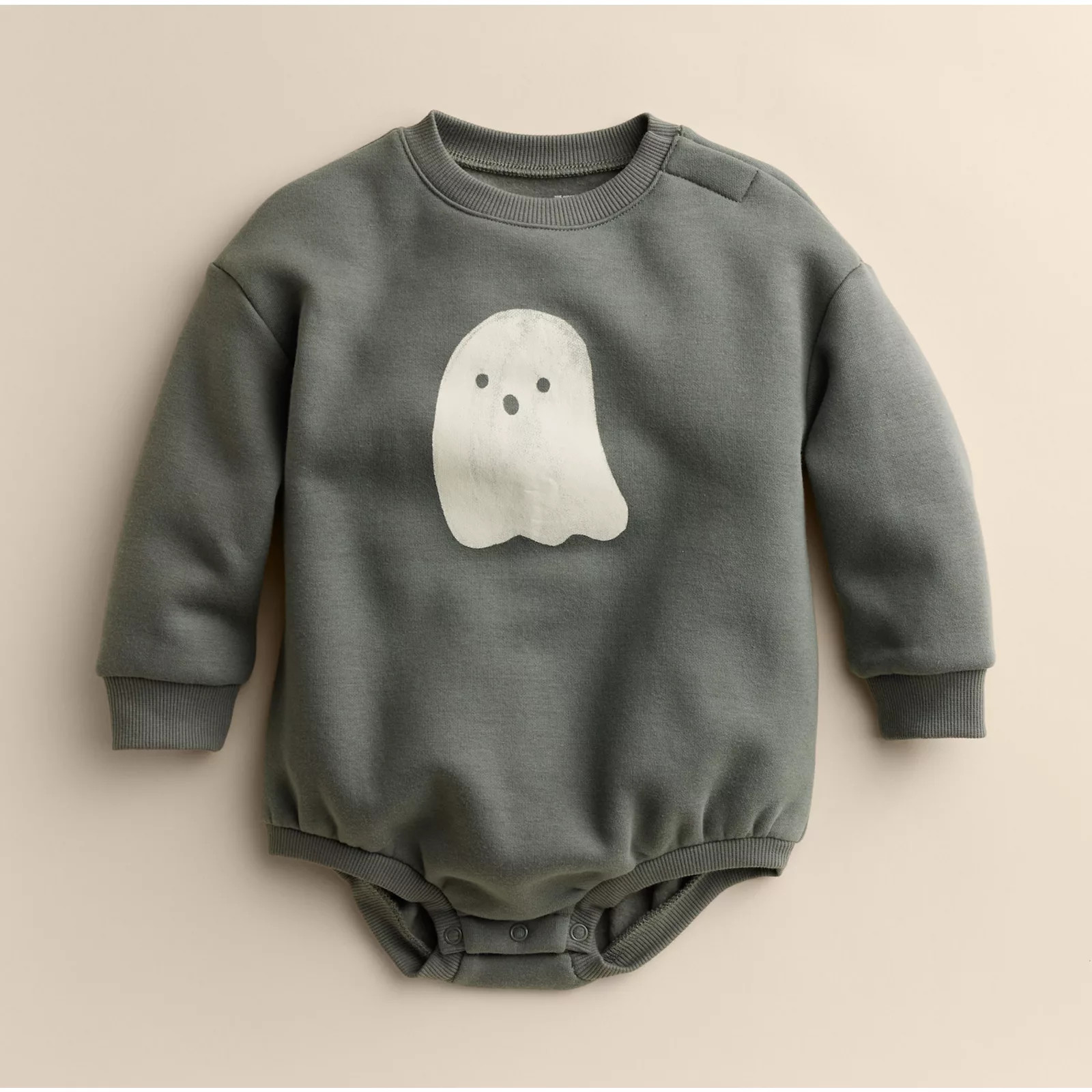 Baby Little Co. by Lauren Conrad Long Sleeve Ringer Bubble Romper | Kohl's