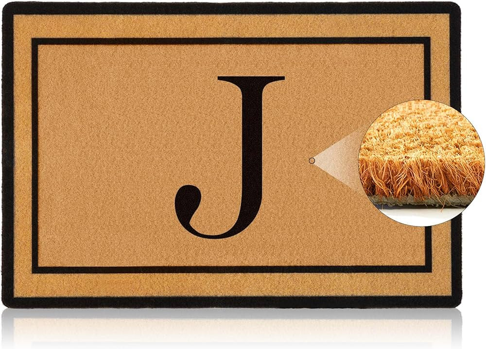 STINI Coco Coir Door Mats - 20" X 32" Personalized Welcome Door Matt Outdoor Entrance Home, Custo... | Amazon (US)