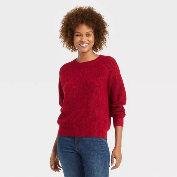 Women's Crewneck Pullover Sweater - Knox Rose™ | Target