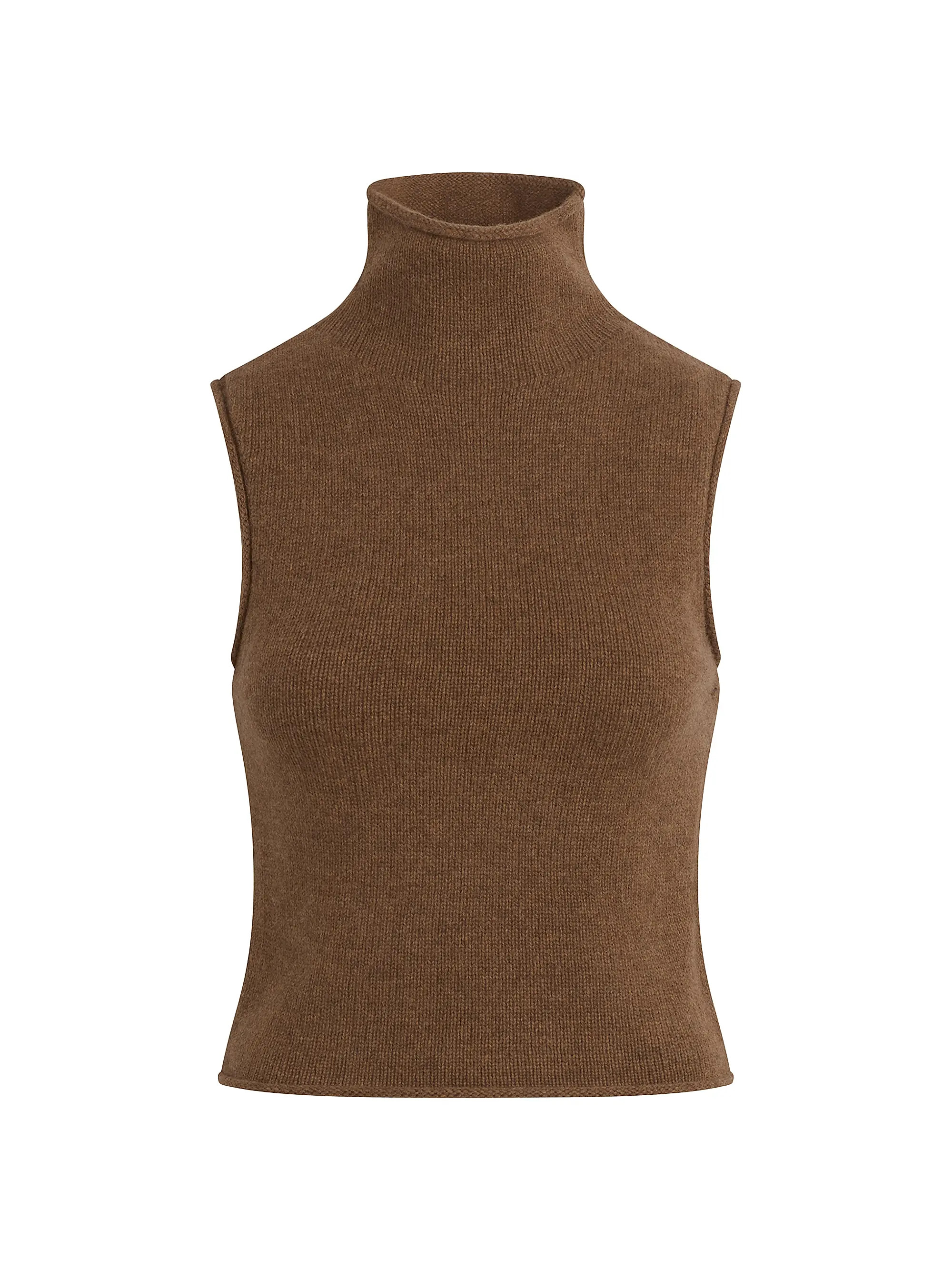 Joe's Jeans The Stevie Sleeveless Rolled Neck Sweater | Saks Fifth Avenue | Saks Fifth Avenue