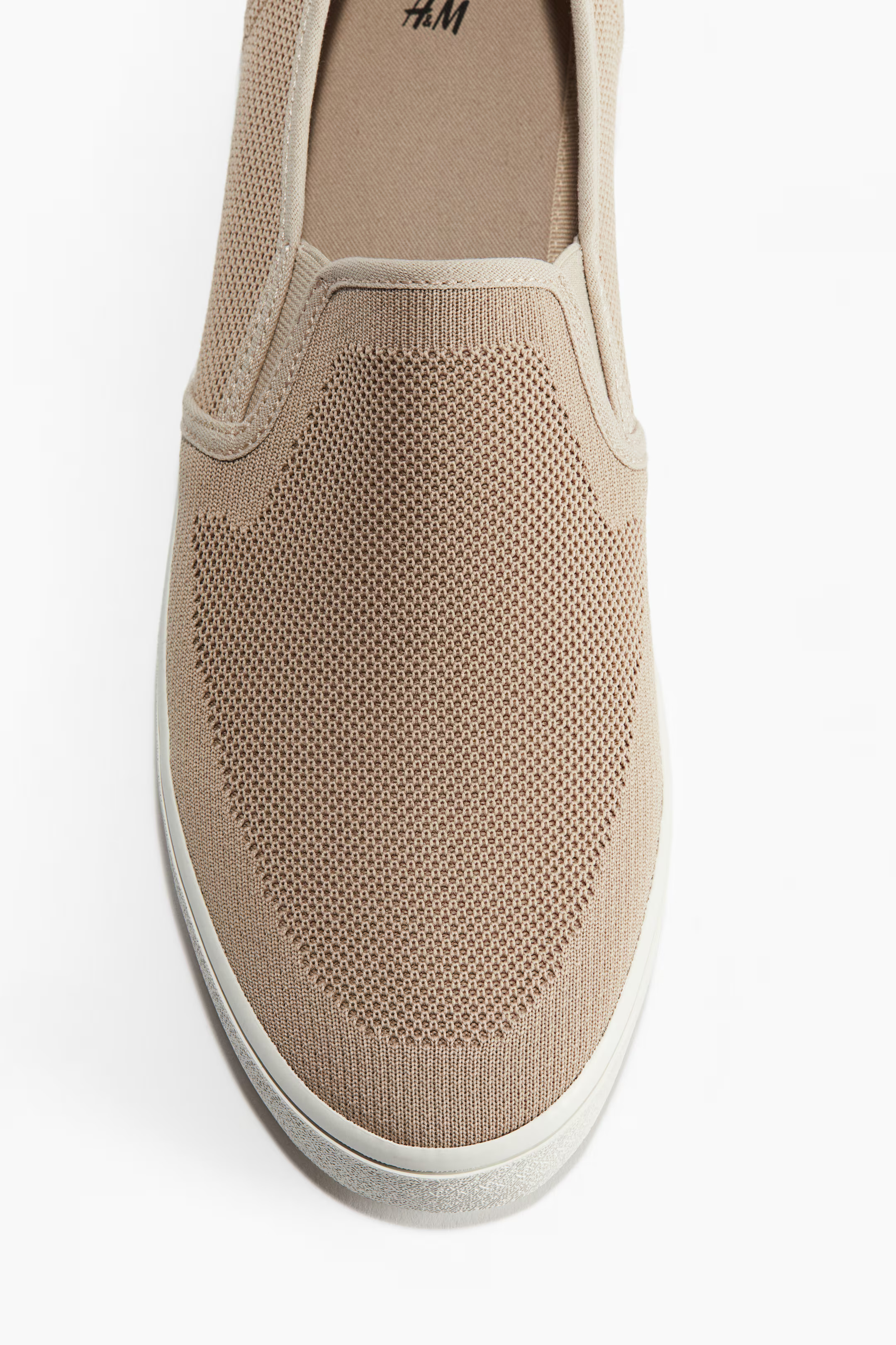 Slip-On Mesh Shoes - Beige - Men | H&M US | H&M (US + CA)