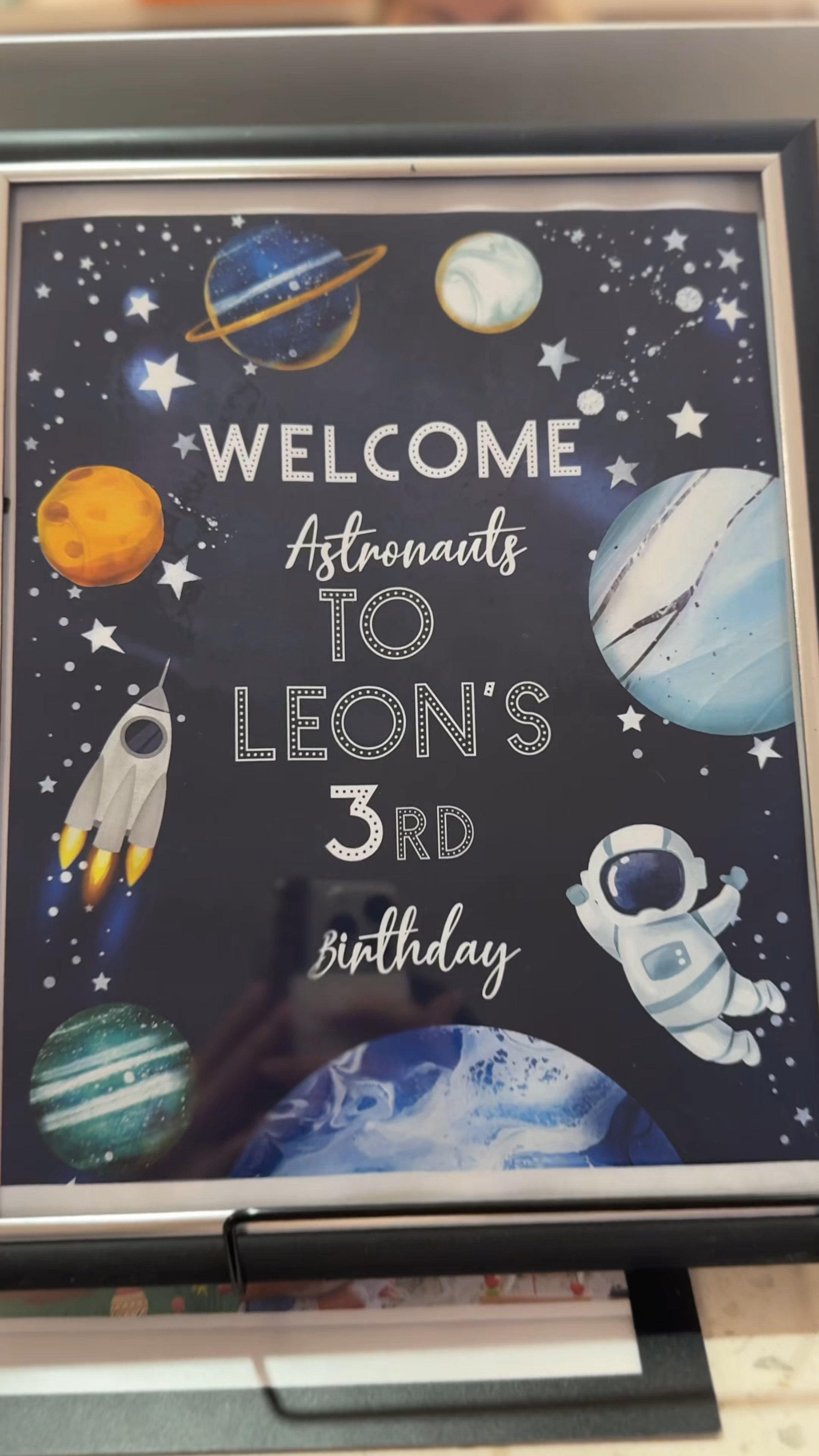 Everything I used for my sons 3rd birthday theme! Houston we have a 3 year old! 🚀