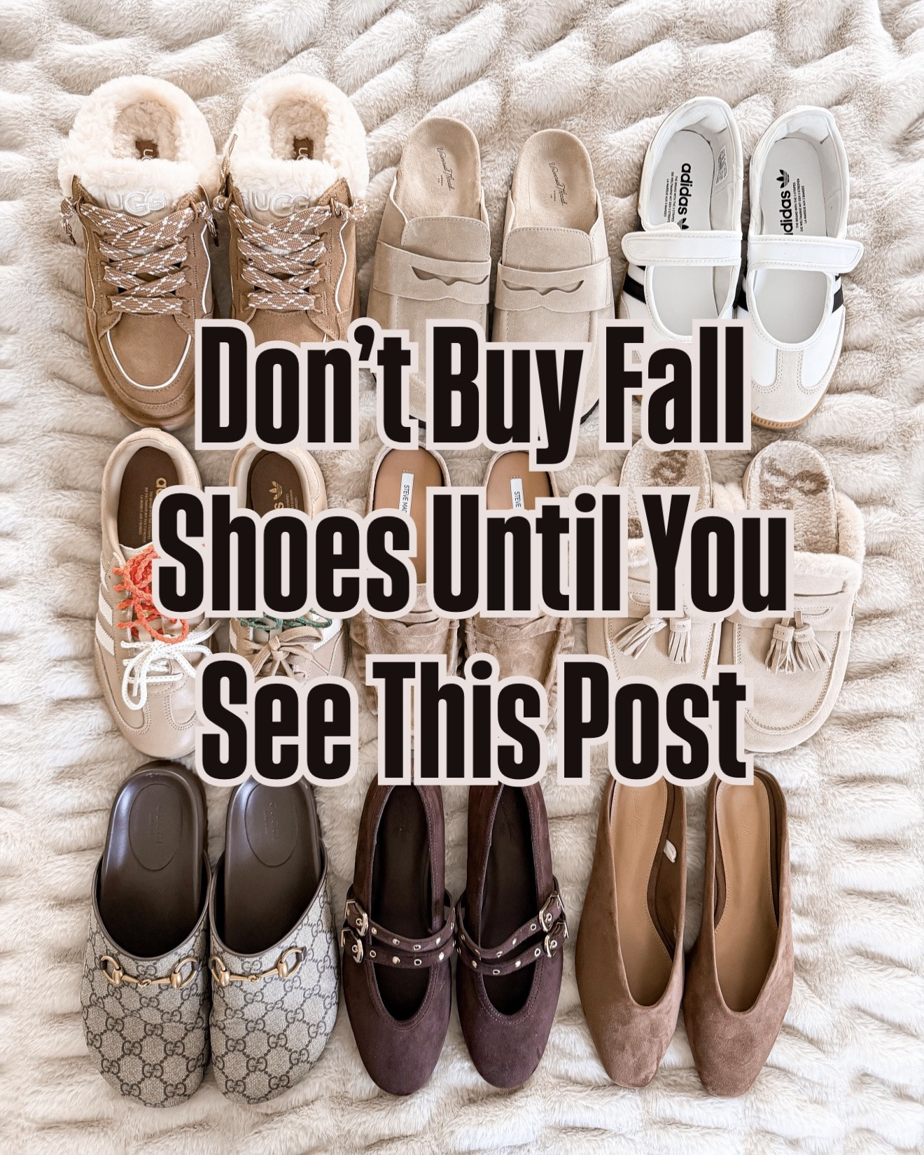 Don’t buy fall shoes until you see these 👀🍂

From $30 flats and cloud-like clogs to the coziest mules and a few pairs worth the splurge…these are the shoes I’ll be wearing on repeat all season. Cute, comfy and easy to wear with everything 🙌🏻

💌type “SHOES” and I’ll send you all the links 
🔗

#LTKOver40 #LTKSeasonal #LTKmomlife
