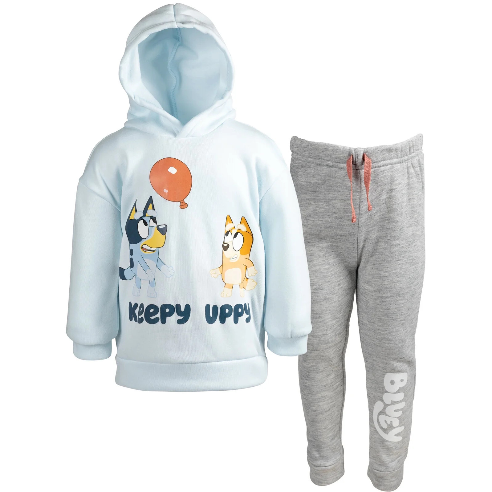 Bluey Bingo Toddler Boys Fleece Hoodie and Pants Outfit Set Toddler to Little Kid | Walmart (US)