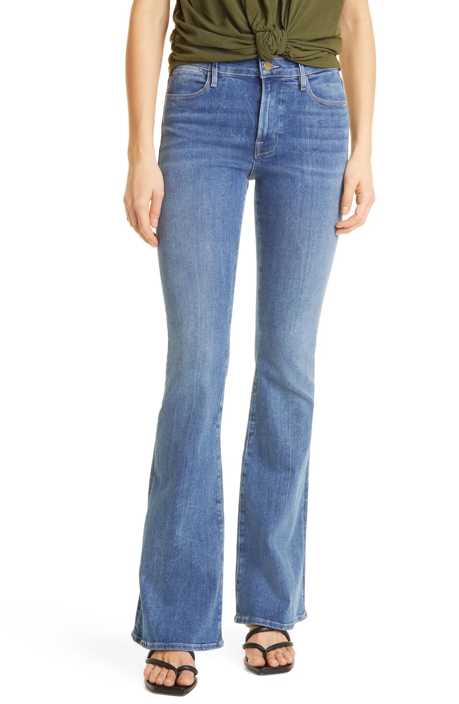 FRAME Le High Waist Flare Jeans | Nordstrom | Nordstrom