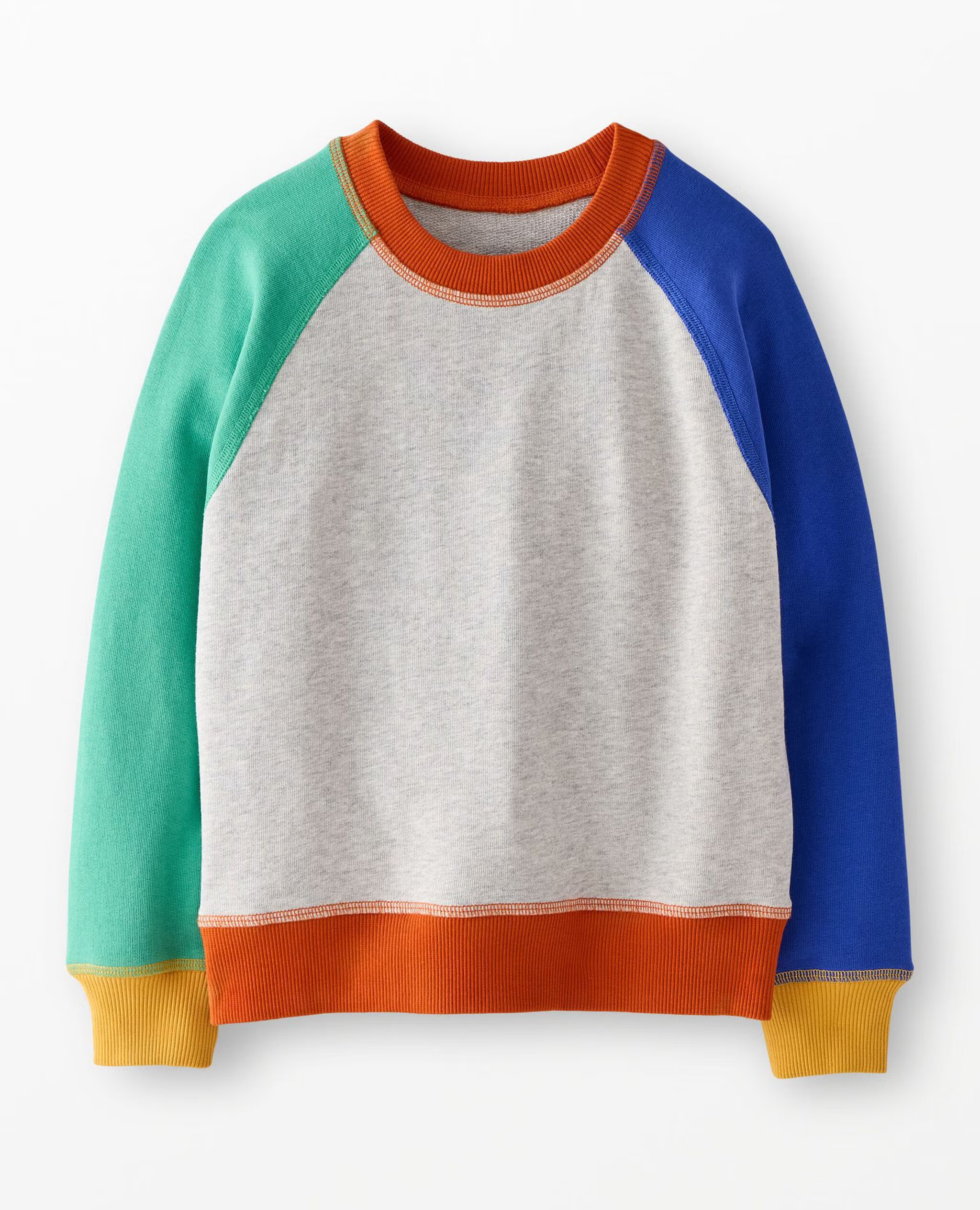 French Terry Colorblock Sweatshirt | Hanna Andersson