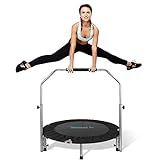 Indoor Trampoline Portable Fitness Rebounder - 30" Jumping Aerobic Workout Mini Trampoline for Adult | Amazon (US)