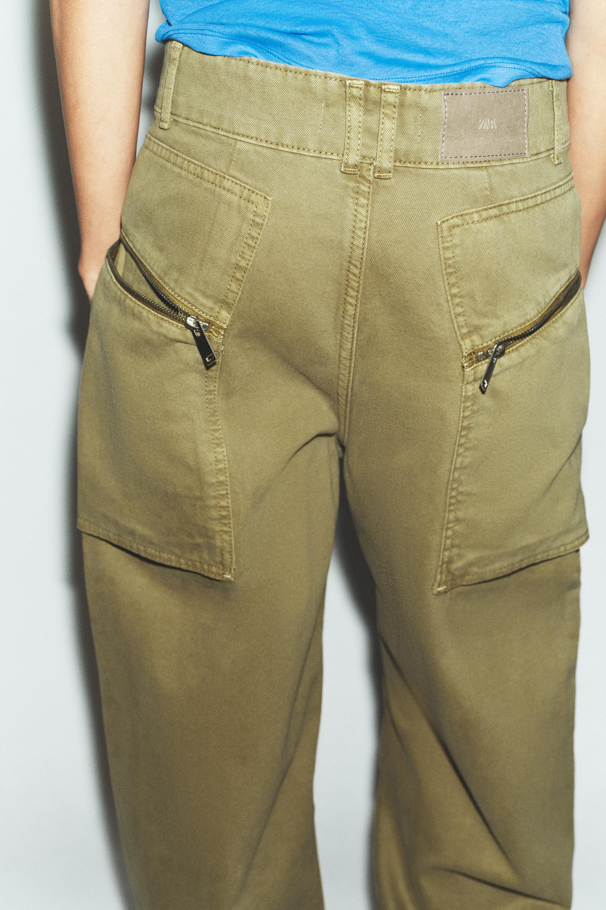 GABARDINE TOP WITH POCKETS | Zara UK